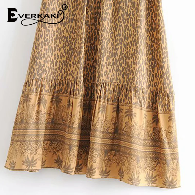 Everkaki Long Skirt Women Leopard Print with Tassel Sashes Summer Oversized Ladies Boho Vintage Skirts Bottom Female 2021 New 
Everkaki Long Skirt Women Leopard Print with Tassel Sashes Summer Oversized Ladies Boho Vintage Skirts Bottom Female 2021 New
