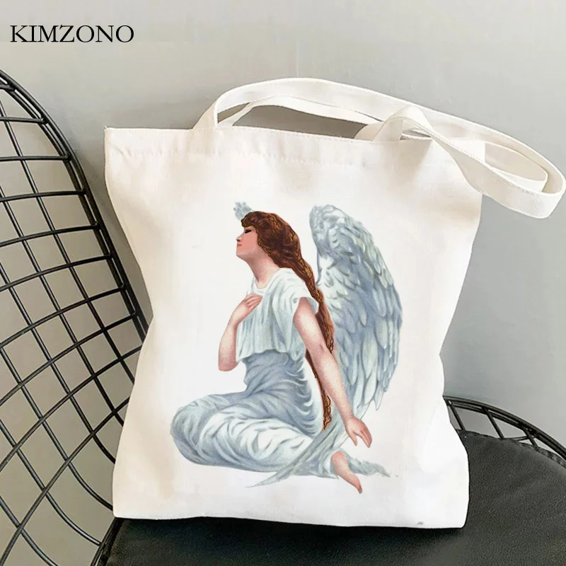 Angel shopping bag cotton reusable shopper canvas bolsas de tela handbag bag foldable tote sac tissu 
Angel shopping bag cotton reusable shopper canvas bolsas de tela handbag bag foldable tote sac tissu