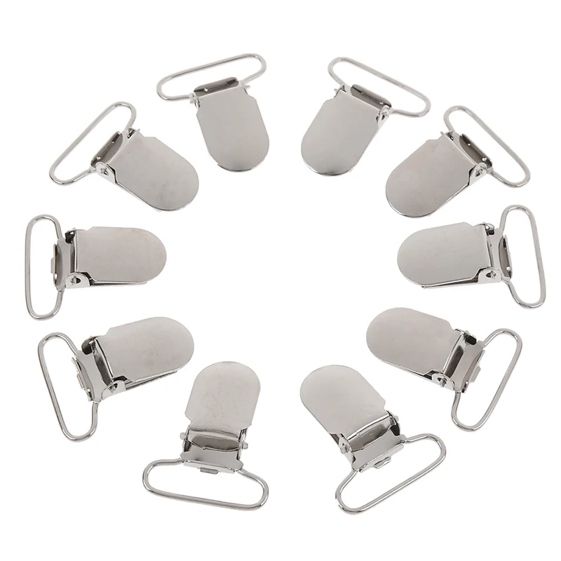 10pcs/pack T Type Pacifier Suspender Iron Holder Buckle Duck Beak Buckle Dummy Soother Clips 25mm
10pcs/pack T Type Pacifier Suspender Iron Holder Buckle Duck Beak Buckle Dummy Soother Clips 25mm