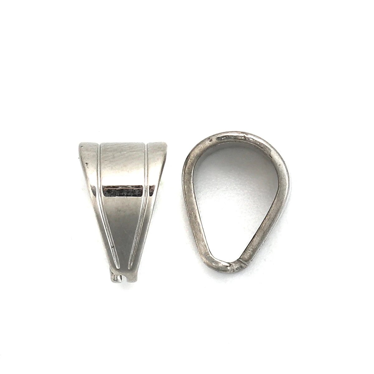 10 PCs 304 Stainless Steel Pendant Pinch Bails Clasps Dull Silver Color for Necklace&Bracelet Chain DIY Fashion Jewelry Findings
10 PCs 304 Stainless Steel Pendant Pinch Bails Clasps Dull Silver Color for Necklace&Bracelet Chain DIY Fashion Jewelry Findings