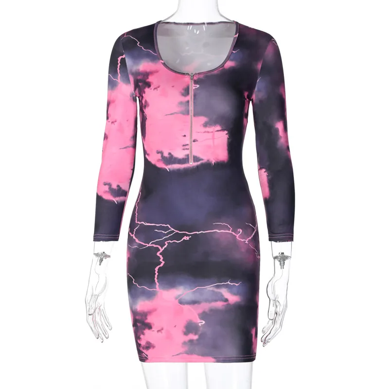 Women's Dresses Sexy Club Slim Print Zipper Mini Dress Fashion Elegant Party Dresses Vintage Casual Midi Dress Autumn 2021
Women's Dresses Sexy Club Slim Print Zipper Mini Dress Fashion Elegant Party Dresses Vintage Casual Midi Dress Autumn 2021