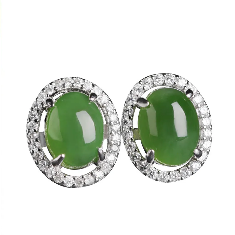 jade jade earrings female 925 sterling silver earrings ethical wind hollow out 6 * 8 mm egg noodle hetian jade earrings
jade jade earrings female 925 sterling silver earrings ethical wind hollow out 6 * 8 mm egg noodle hetian jade earrings