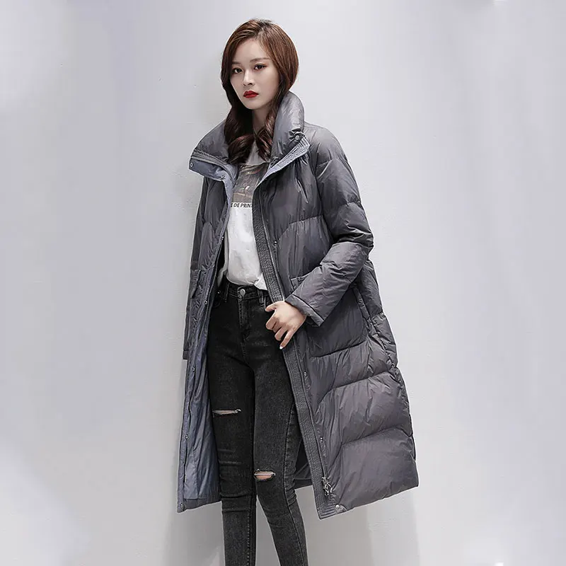 New Duck White Down Jacket Women 2021 Winter Thick Pedded Coat Mid-Length Loose Big Pocket Casual Warm Outwear Female TT19
New Duck White Down Jacket Women 2021 Winter Thick Pedded Coat Mid-Length Loose Big Pocket Casual Warm Outwear Female TT19