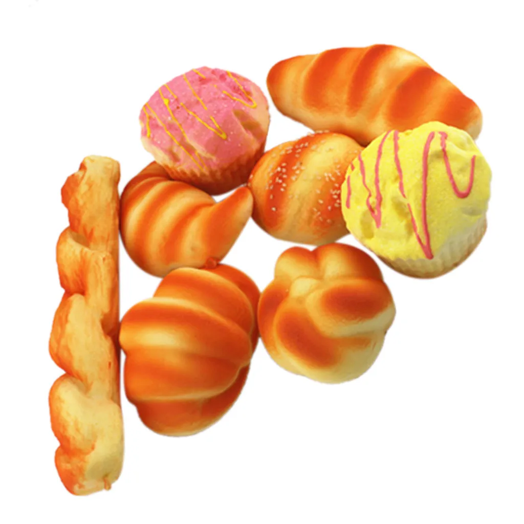 8pcs Simulated Bread Set Scented Slow Rising Kids Gift Fun Stress Relief Toy Kawaii Reliever Toy Smooshy Soft Starting
8pcs Simulated Bread Set Scented Slow Rising Kids Gift Fun Stress Relief Toy Kawaii Reliever Toy Smooshy Soft Starting