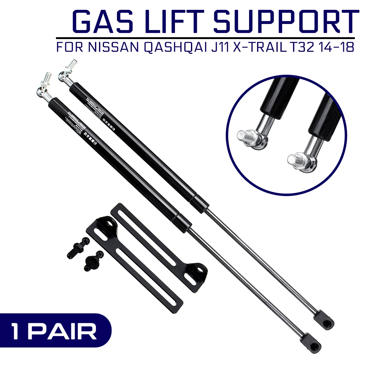 2pcs For Nissan QASHQAI J11 X-TRAIL T32 2014-2018 Car Front Engine Hood Lift Supports Props Rod Shocks Strut Bars Replace
2pcs For Nissan QASHQAI J11 X-TRAIL T32 2014-2018 Car Front Engine Hood Lift Supports Props Rod Shocks Strut Bars Replace