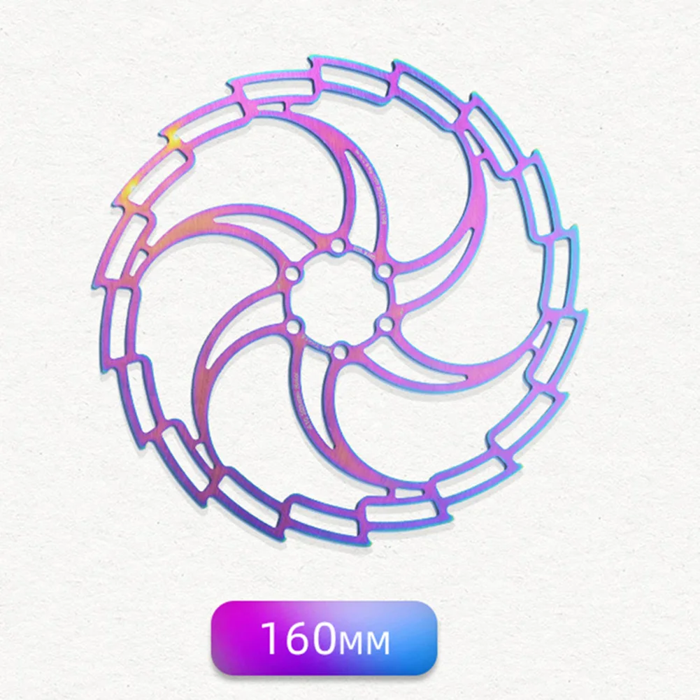 203/160/180mm Disc Brake Stainless Steel Oil Slick MTB Bike Bicycle Colorful Brake Rotor Brake Disc Colorful Bicycle Brake Accs
203/160/180mm Disc Brake Stainless Steel Oil Slick MTB Bike Bicycle Colorful Brake Rotor Brake Disc Colorful Bicycle Brake Accs