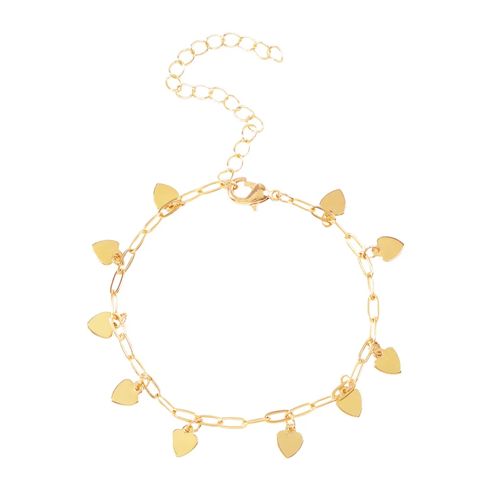 2020 New European And American Fashion Personality Simple Love Anklets FemininityCreative Design Delicacy Chain Anklets
2020 New European And American Fashion Personality Simple Love Anklets FemininityCreative Design Delicacy Chain Anklets