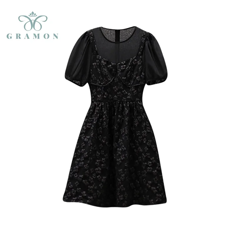 Dress Women 2021 Summer New High Waist Patchwork Lace Dress Vintage Puffle Sleeve Gothic Elegant Broken Floral Dress Plus Size
Dress Women 2021 Summer New High Waist Patchwork Lace Dress Vintage Puffle Sleeve Gothic Elegant Broken Floral Dress Plus Size