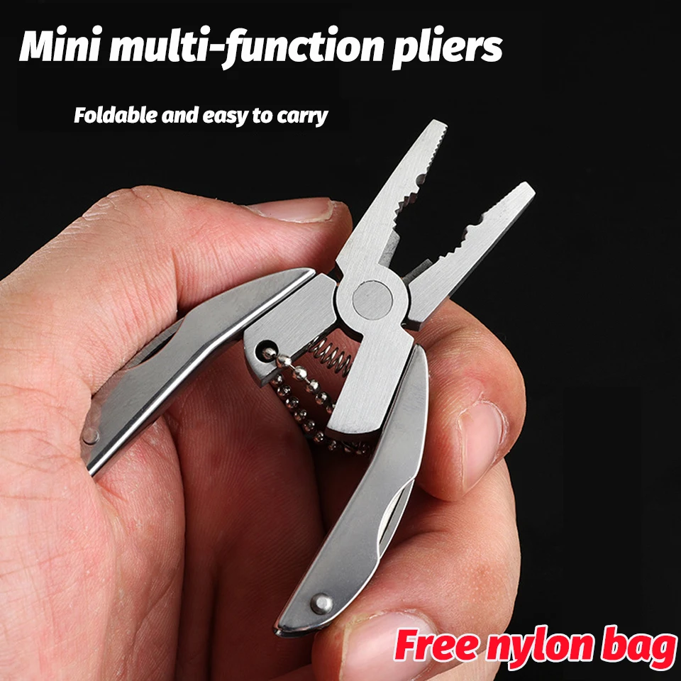 Folding Knife Pliers Camping Multitool Plier Portable Cable Wire Cutter Foldaway Knife Keychain Screwdriver Multiple choice
Folding Knife Pliers Camping Multitool Plier Portable Cable Wire Cutter Foldaway Knife Keychain Screwdriver Multiple choice
