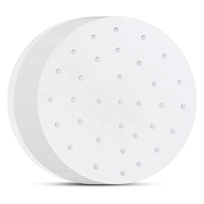 300Pcs 7.5Inch Air Fryer Parchment Paper Liners,Perforated Parchment Steaming Papers,Non-Stick Steamer Mat,For Pans,Etc
300Pcs 7.5Inch Air Fryer Parchment Paper Liners,Perforated Parchment Steaming Papers,Non-Stick Steamer Mat,For Pans,Etc
