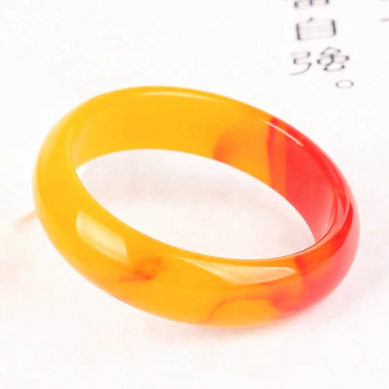 Natural Red Yellow Jade Bangle Bracelet Genuine Carved Fine Charm Jewellery Fashion Accessories Amulet for Men Women Lucky Gifts
Natural Red Yellow Jade Bangle Bracelet Genuine Carved Fine Charm Jewellery Fashion Accessories Amulet for Men Women Lucky Gifts