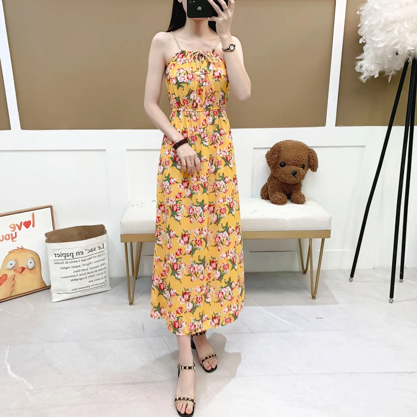 2021 New Summer Women Print Floral Stripe Dress Long Dress Sexy O-Neck Sleeveless Beach Casual Boho Midi Dress Vestidos Sundress
2021 New Summer Women Print Floral Stripe Dress Long Dress Sexy O-Neck Sleeveless Beach Casual Boho Midi Dress Vestidos Sundress