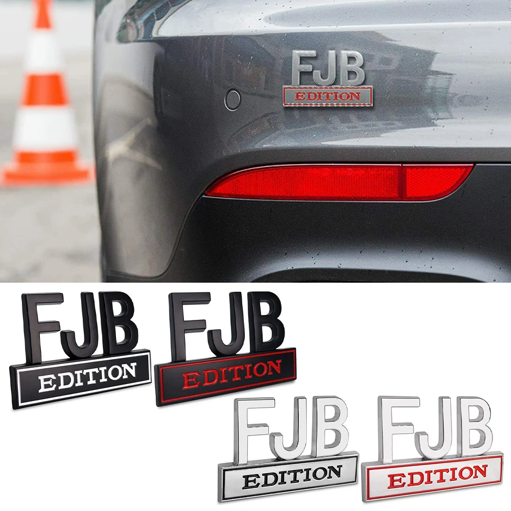 Metal 8x5cm Chrome FJB Edition Sticker Car Emblem 3D Raised Letters Decal for Truck Badge Car Tail Side Sticker Accessories New
Metal 8x5cm Chrome FJB Edition Sticker Car Emblem 3D Raised Letters Decal for Truck Badge Car Tail Side Sticker Accessories New