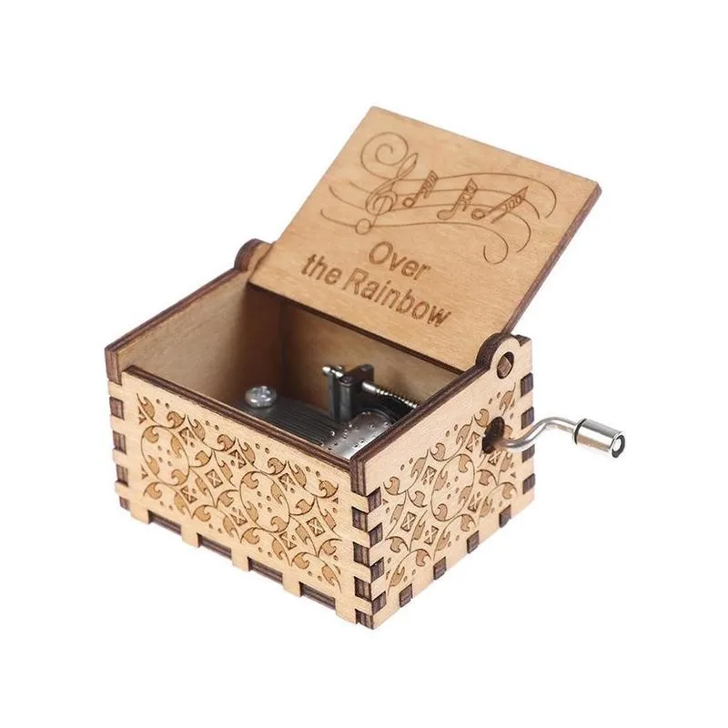 Mini Music Box Carved Wood Musical Gifts Christmas Music Box 18 Note Hand Crank Musical Box for Children Play Over The Rainbow
Mini Music Box Carved Wood Musical Gifts Christmas Music Box 18 Note Hand Crank Musical Box for Children Play Over The Rainbow