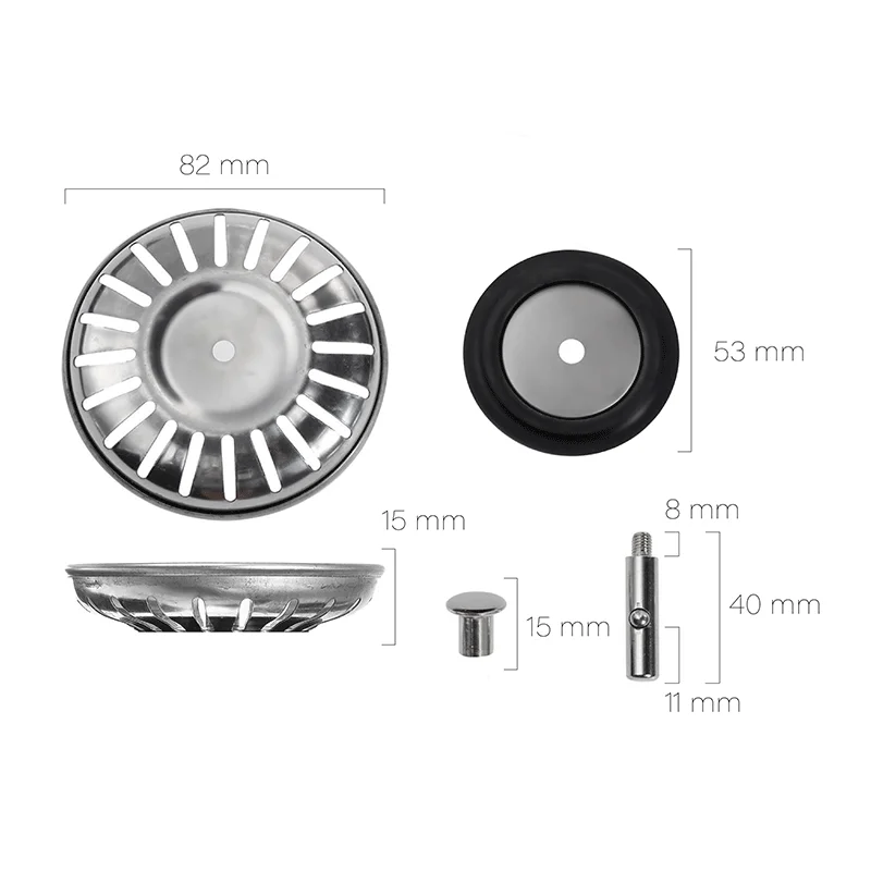 High Quality Bathroom Sink Strainer 304 Stainless Steel Water Stopper Sink Sink Water Filter Plug Kitchen Sink Accessories
High Quality Bathroom Sink Strainer 304 Stainless Steel Water Stopper Sink Sink Water Filter Plug Kitchen Sink Accessories