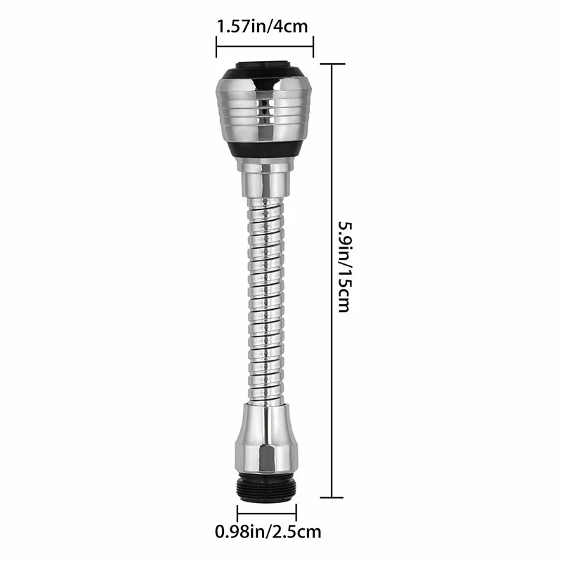 360 Degree Adjustment Faucet Extension Tube Kitchen Bubbler Faucet Spout Splash Head Sprinkler Water Saver Nozzle Universal
360 Degree Adjustment Faucet Extension Tube Kitchen Bubbler Faucet Spout Splash Head Sprinkler Water Saver Nozzle Universal