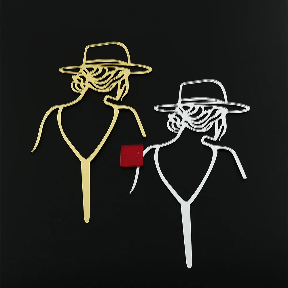 ins Creative Acrylic Birthday Cake Topper Gold 3D Character Happy Birthday Cake Toppers For Baby Shower Party Dessert Decoration 
ins Creative Acrylic Birthday Cake Topper Gold 3D Character Happy Birthday Cake Toppers For Baby Shower Party Dessert Decoration