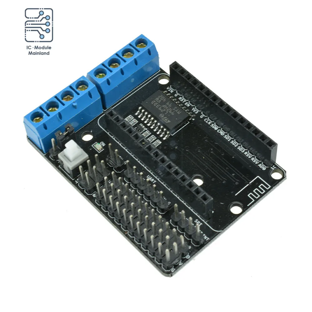 ESP8266 Motor Driver Board ESP-12E Dual High H-Bridge Module L293D For Wireless WIFI NodeMcu Motor Driver Board WIFI V3 CP2102
ESP8266 Motor Driver Board ESP-12E Dual High H-Bridge Module L293D For Wireless WIFI NodeMcu Motor Driver Board WIFI V3 CP2102