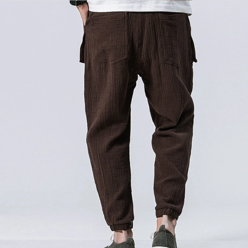High Quality Mens Hip Hop Cotton Linen Pants Drawstring Waist Pocket Loose Pencil Pants Casual Harem Sweatpants Trousers
High Quality Mens Hip Hop Cotton Linen Pants Drawstring Waist Pocket Loose Pencil Pants Casual Harem Sweatpants Trousers