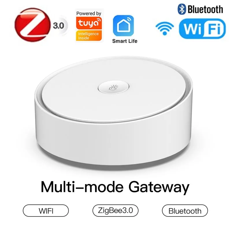 Многорежимный умный шлюз, мост для умного дома, Wi-Fi, Bluetooth, многорежимный шлюз Zigbee, приложение Smart life, дистанционное управление
Многорежимный умный шлюз, мост для умного дома, Wi-Fi, Bluetooth, многорежимный шлюз Zigbee, приложение Smart life, дистанционное управление