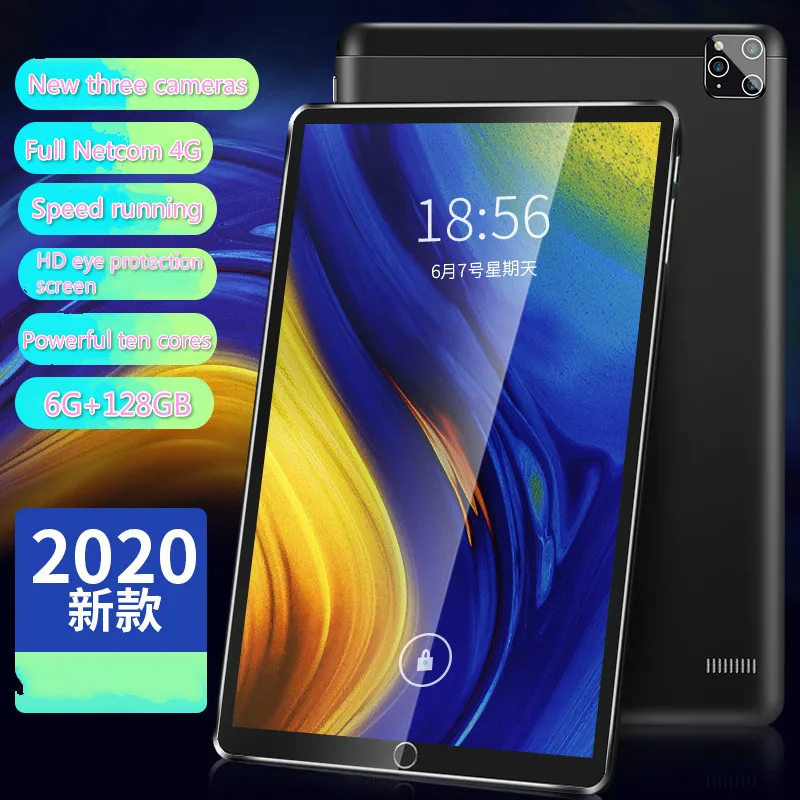 2021 Hot 10.1 Inch Tablet PC Ten Core 6G +128GB Android 9.0 WiFi Tablets Dual SIM Dual Camera Belakang Bluetooth 4G WiFi Tablets
2021 Hot 10.1 Inch Tablet PC Ten Core 6G +128GB Android 9.0 WiFi Tablets Dual SIM Dual Camera Belakang Bluetooth 4G WiFi Tablets