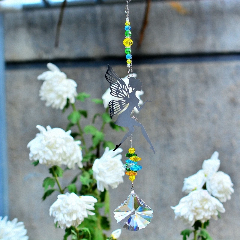 KAINAI 2021 New Crystal Sun Catcher Fairy Hanging crystal prisms rainbow ornament butterfly jewel window home garden fengshui
KAINAI 2021 New Crystal Sun Catcher Fairy Hanging crystal prisms rainbow ornament butterfly jewel window home garden fengshui