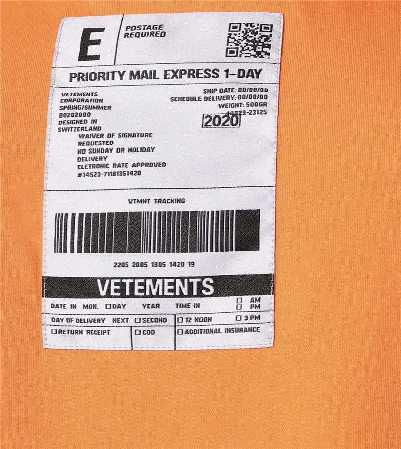 Loose Oversized Vetements T Shirt Big Patch Tag Men Wome Loose 1:1 High Quality Vetements Short Sleeve Top Tees T-shirts
Loose Oversized Vetements T Shirt Big Patch Tag Men Wome Loose 1:1 High Quality Vetements Short Sleeve Top Tees T-shirts
