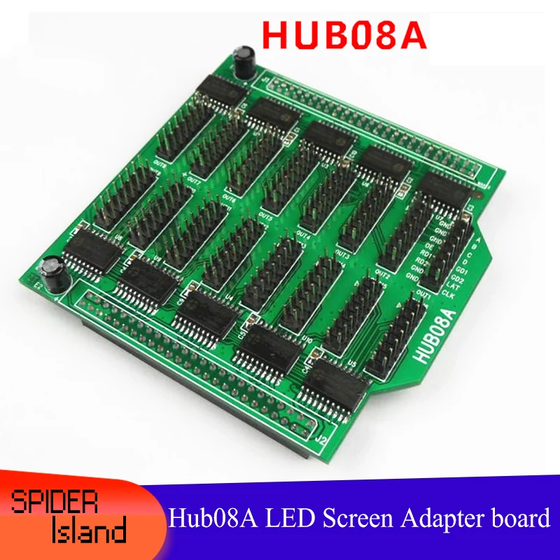 LED 08 Adapter Board Hub08A Adapter HUB08 LED Display Screen Adapter 16 Ports Output
LED 08 Adapter Board Hub08A Adapter HUB08 LED Display Screen Adapter 16 Ports Output