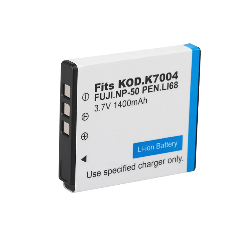 Fushi FNP-50 NP-50 Camera Battery 3.7V 1400mAh Replaceable Battery for Pentax D-Li68 for KODAK KLIC-7004 K7004 Action Camera
Fushi FNP-50 NP-50 Camera Battery 3.7V 1400mAh Replaceable Battery for Pentax D-Li68 for KODAK KLIC-7004 K7004 Action Camera