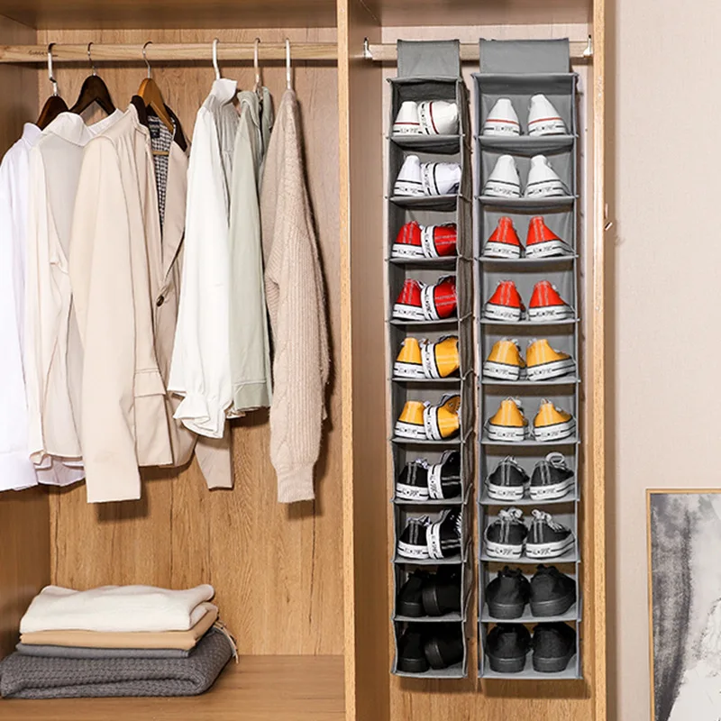 Hanging Closet Shoe Organizer Non woven Storage Bag Clothes Hats Underwear Handbag Storage Rack Holder Closet Space Saving Shelf
Hanging Closet Shoe Organizer Non woven Storage Bag Clothes Hats Underwear Handbag Storage Rack Holder Closet Space Saving Shelf