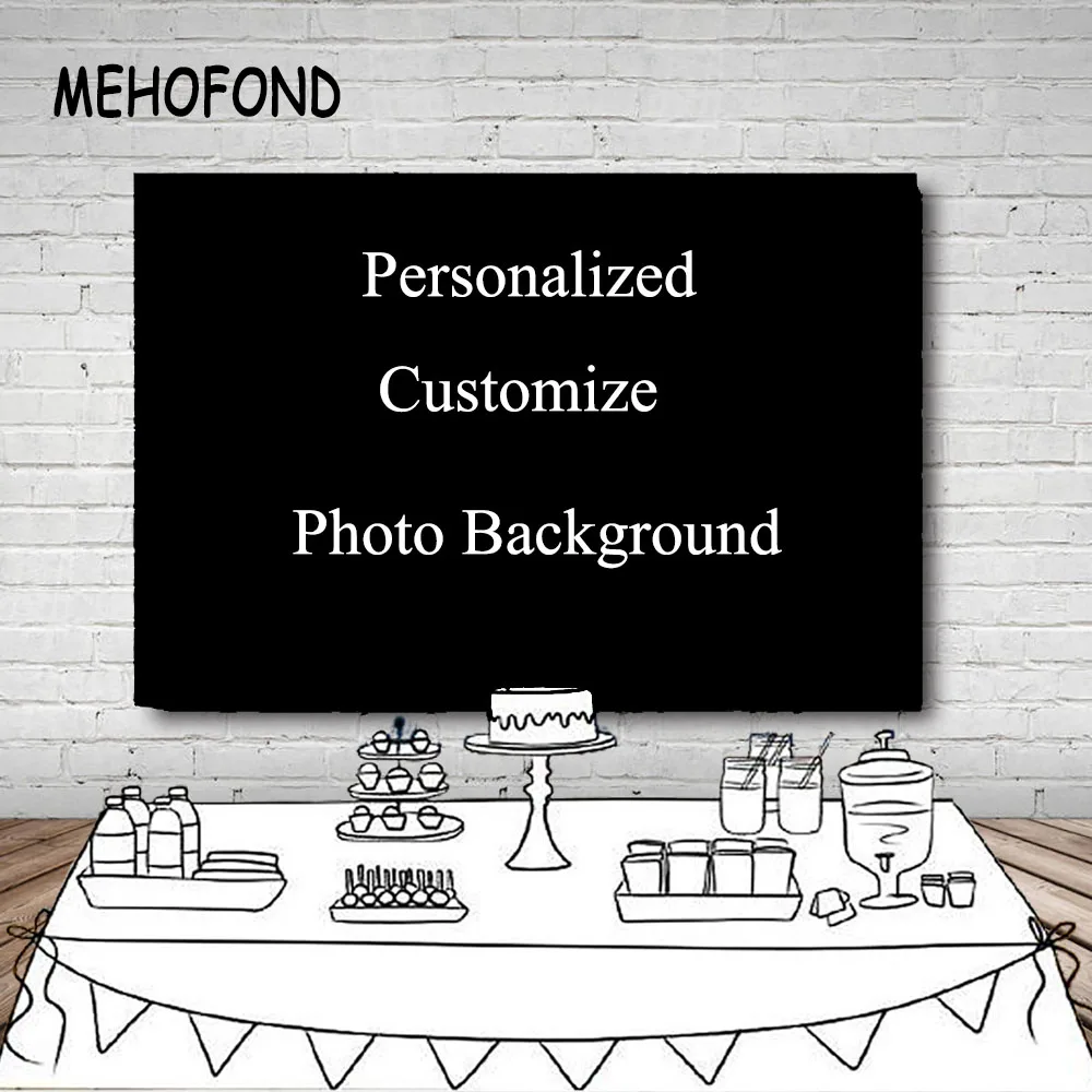 Personalized Customize Backdrop Photographic Studio Photo Background Baby Birthday Party Decorations Prop | Электроника