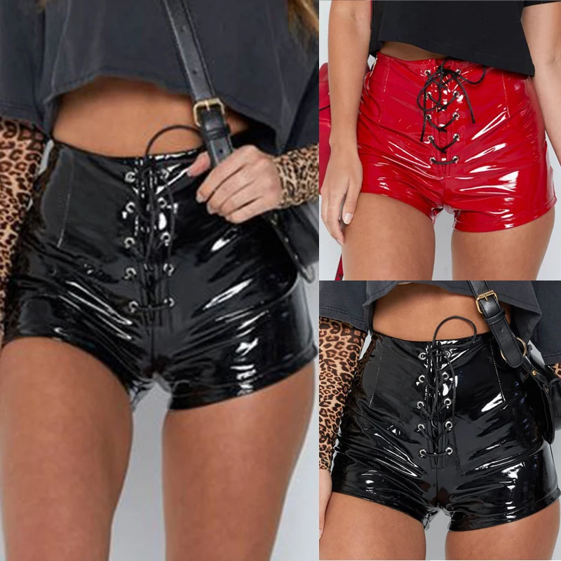 2021 Summe Hot Sale Fashion Women's PVC Gothic Wet Look Mini Shorts High Waist Dance Club Rock Hot Pants
2021 Summe Hot Sale Fashion Women's PVC Gothic Wet Look Mini Shorts High Waist Dance Club Rock Hot Pants
