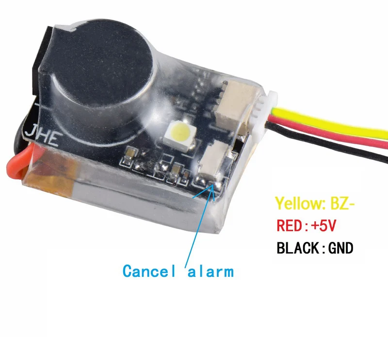 Jhe42b _ s Finder 5V Super громкий звонок Tracker 110dB светодиодный ным зуммером для FPV дрона