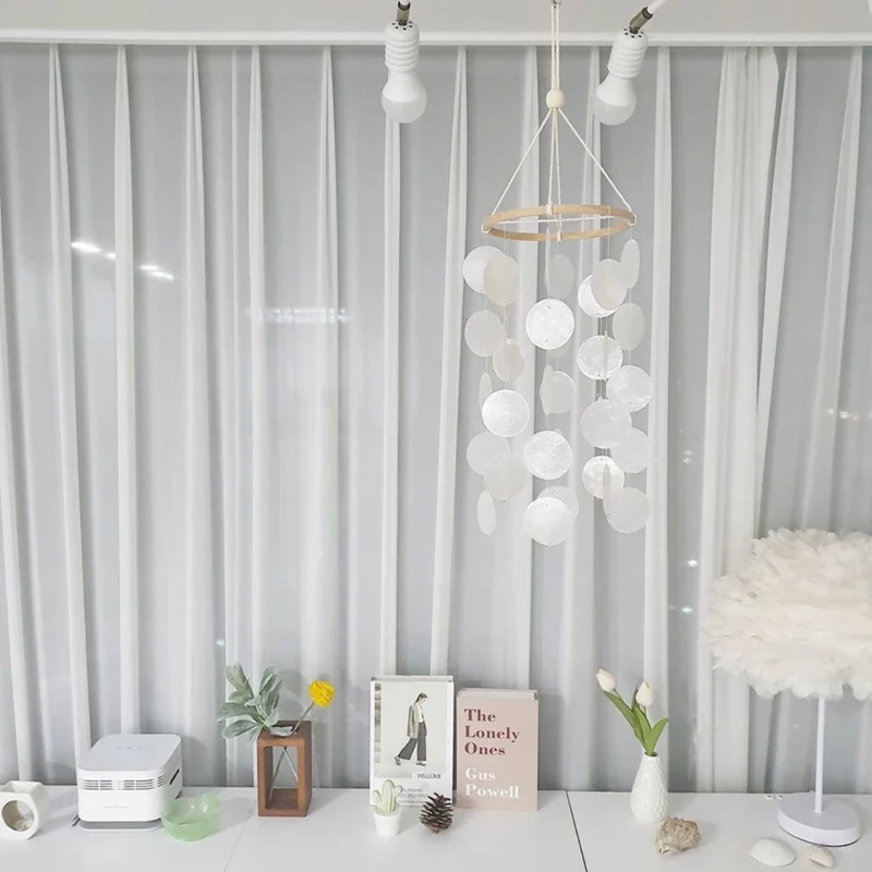 Simple wooden beads round color shell wall hangings homestay soft decoration props
Simple wooden beads round color shell wall hangings homestay soft decoration props