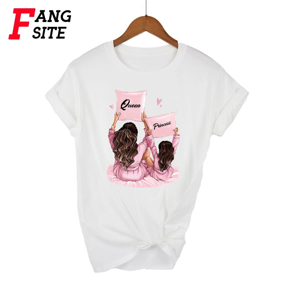 Women Summer Short Sleeve Fashion Parent-child Fashion Print Lady T-shirts Top T Shirt Ladies Womens Graphic Female Tee T-Shirt
Women Summer Short Sleeve Fashion Parent-child Fashion Print Lady T-shirts Top T Shirt Ladies Womens Graphic Female Tee T-Shirt