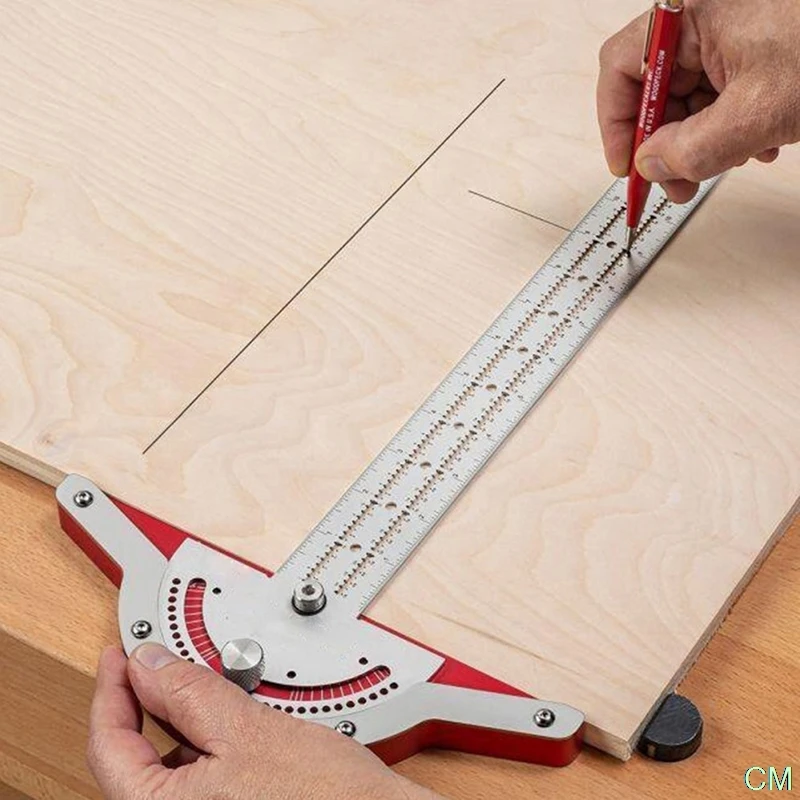 Woodworkers Edge Rule Efficient Adjustable ProtractorAngleWoodworking Ruler Angle Measure Stainless Steel Carpentry Tool
Woodworkers Edge Rule Efficient Adjustable ProtractorAngleWoodworking Ruler Angle Measure Stainless Steel Carpentry Tool