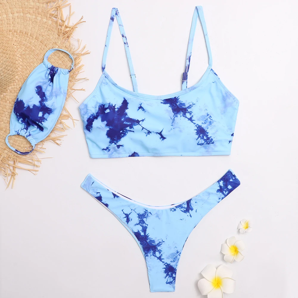 Tie Dry Bikini Swimsuit Women Push Up Biquini Brazilian High Leg Thong Swimwear 2021 Mujer Sexy Low Waist Swimming Suit Female
Tie Dry Bikini Swimsuit Women Push Up Biquini Brazilian High Leg Thong Swimwear 2021 Mujer Sexy Low Waist Swimming Suit Female