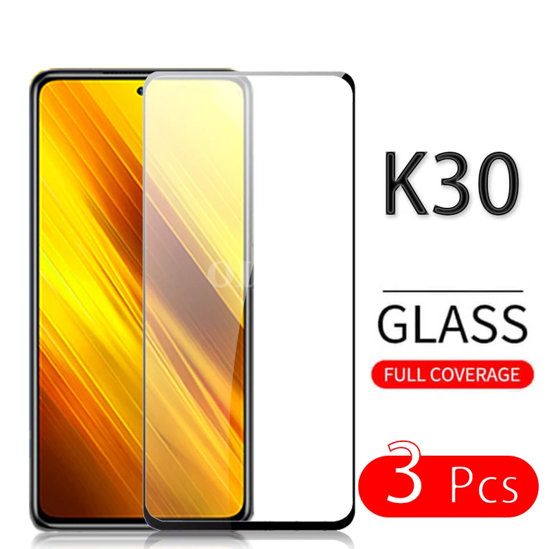 

3Pcs redmik30s Phone glass Accessories For Redmi k30 pro ultra K30s K30i Full Glue protective film readmi k30pro tempered glass