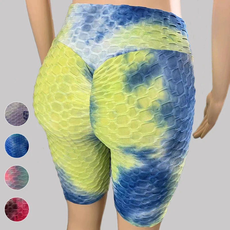 Yoga shorts The New Ink jacquard Tie dye Puff pants Fitness Sports pants Women's trousers yoga pants short
Yoga shorts The New Ink jacquard Tie dye Puff pants Fitness Sports pants Women's trousers yoga pants short