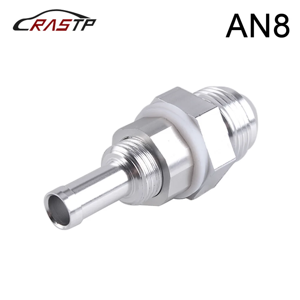 AN8 3/8 Male Flare Partition CNC Hose Barbed Connector Fitting For Fuel Tank Silver RS-HR014
AN8 3/8 Male Flare Partition CNC Hose Barbed Connector Fitting For Fuel Tank Silver RS-HR014