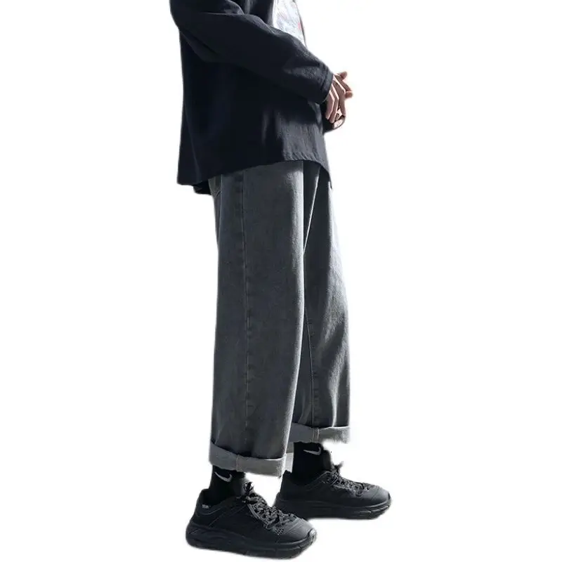 Wide Leg Jeans Men's Fashion Retro Harajuku Blue Black Baggy Jeans Men Streetwear Loose Hip-hop Straight-leg Denim Trousers Mens
Wide Leg Jeans Men's Fashion Retro Harajuku Blue Black Baggy Jeans Men Streetwear Loose Hip-hop Straight-leg Denim Trousers Mens