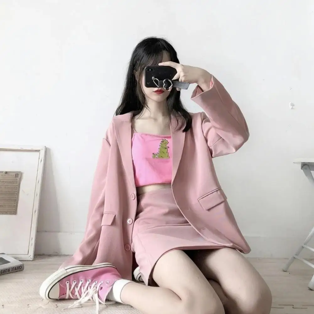 women blazers Ladies Small Suit Coat Black Student Clothings Female Retro British Style Black Suit Women
women blazers Ladies Small Suit Coat Black Student Clothings Female Retro British Style Black Suit Women