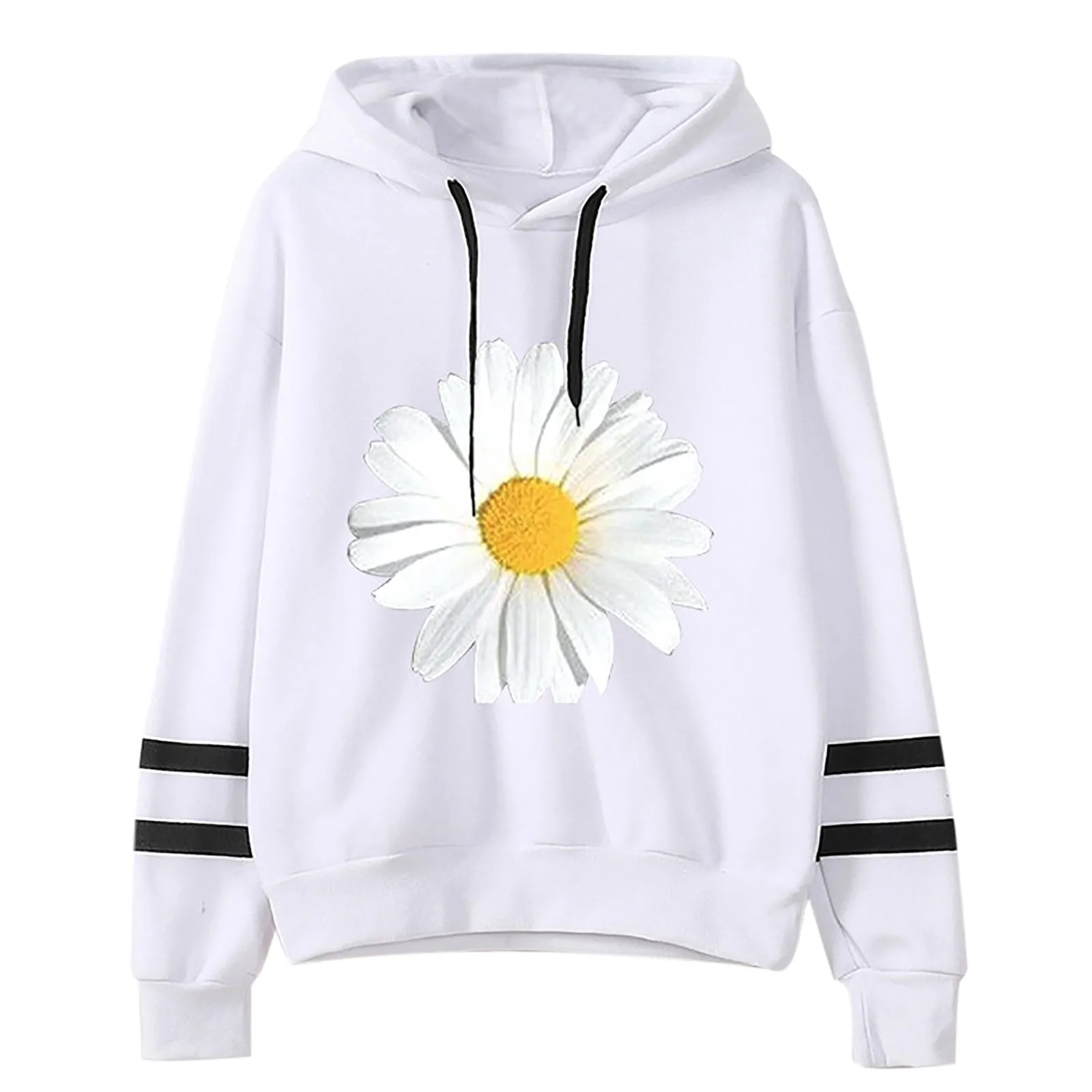 Womail 2020 New Arrival Women Hoodies Sweatshirts Fashion Stripe Daisy Print Pullover Tops Lady sudaderas para mujer Streetwear
Womail 2020 New Arrival Women Hoodies Sweatshirts Fashion Stripe Daisy Print Pullover Tops Lady sudaderas para mujer Streetwear