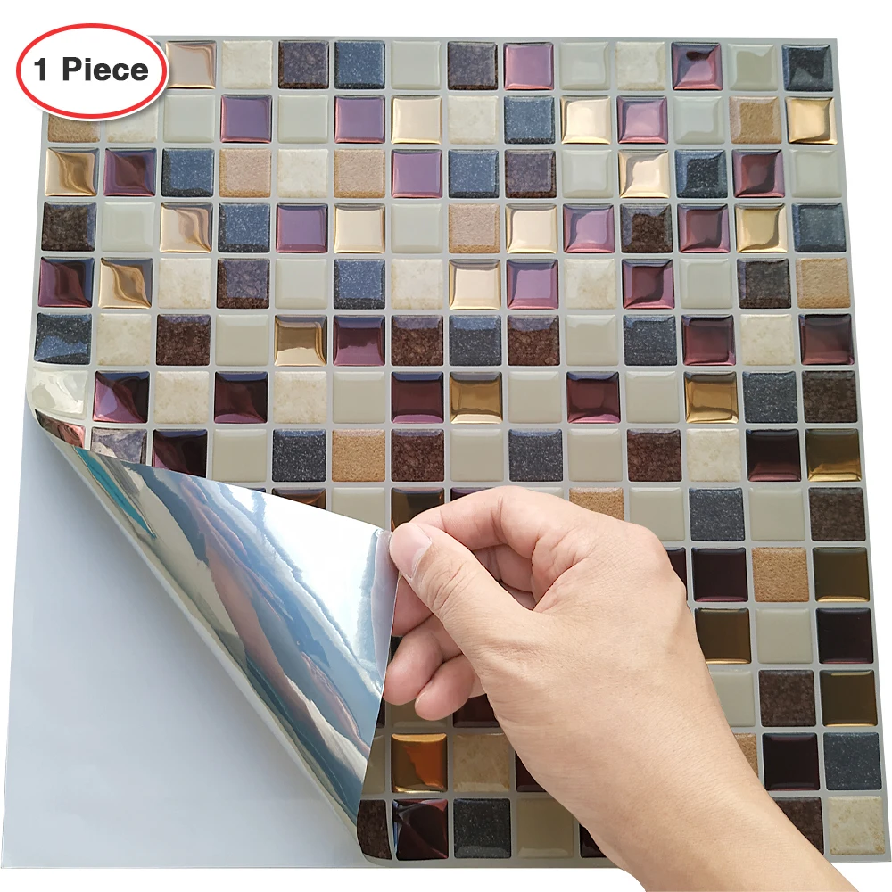 Self Adhesive Kitchen Waterproof Vinyl Mosaic Peel and Stick backsplash Wall Sticker Tiles
Self Adhesive Kitchen Waterproof Vinyl Mosaic Peel and Stick backsplash Wall Sticker Tiles