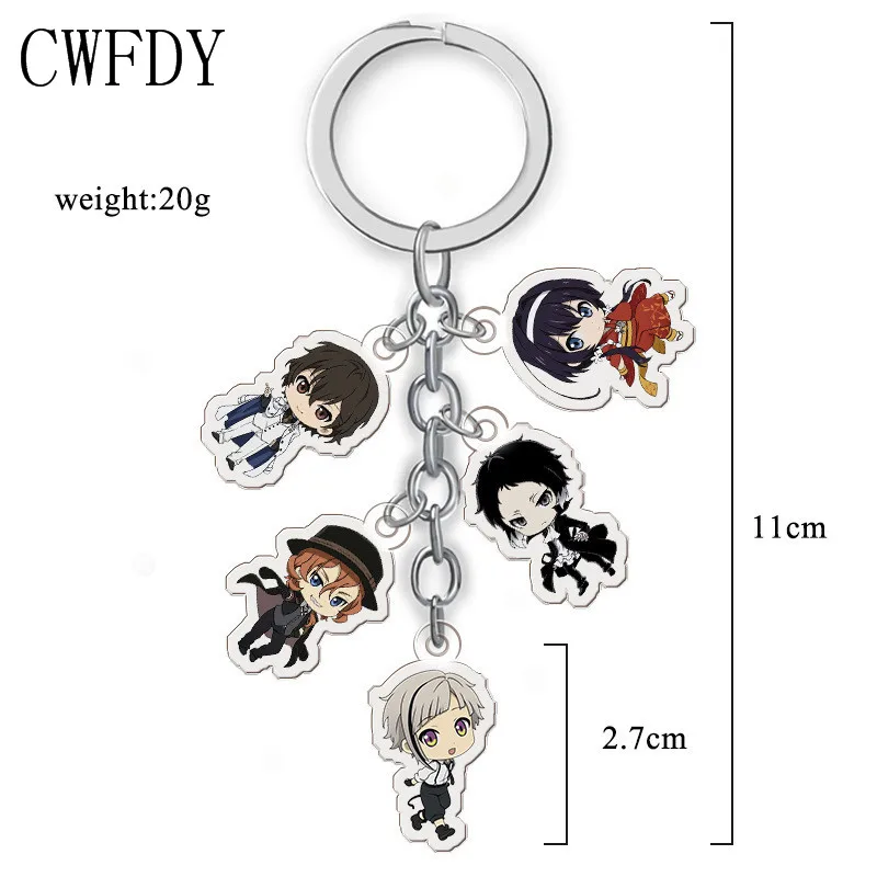 Anime Bungo Stray Dogs Key Chain Cartoon Atsushi Dazai Akutagawa Chuya Acrylic Keychain Mulit Pendant Chaveio For Students Gifts
Anime Bungo Stray Dogs Key Chain Cartoon Atsushi Dazai Akutagawa Chuya Acrylic Keychain Mulit Pendant Chaveio For Students Gifts