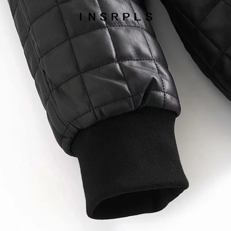 INSRPLS Women Fashion With Metal Buttons Faux Leather Loose Jacket Coat Vintage Long Sleeve Pockets Outerwear Chic Tops
INSRPLS Women Fashion With Metal Buttons Faux Leather Loose Jacket Coat Vintage Long Sleeve Pockets Outerwear Chic Tops