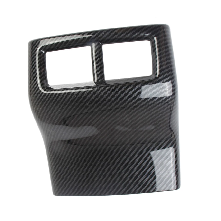 Carbon Fiber Rear Armrest Air Condition Vent Outlet Frame Cover Trim for Dodge Challenger 2015-2020 Car Styling 
Carbon Fiber Rear Armrest Air Condition Vent Outlet Frame Cover Trim for Dodge Challenger 2015-2020 Car Styling