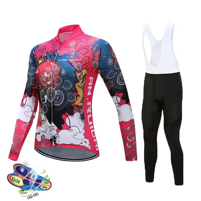 Новинка весенне осенняя дышащая одежда для велоспорта Женский трикотажный