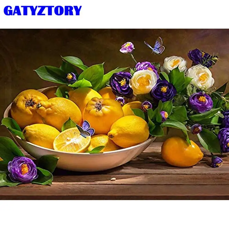 GATYZTORY Paint By Number Lemon HandPainted Painting Drawing On Canvas Art Gift DIY Pictures By Number Flower Kits Home Decort
GATYZTORY Paint By Number Lemon HandPainted Painting Drawing On Canvas Art Gift DIY Pictures By Number Flower Kits Home Decort