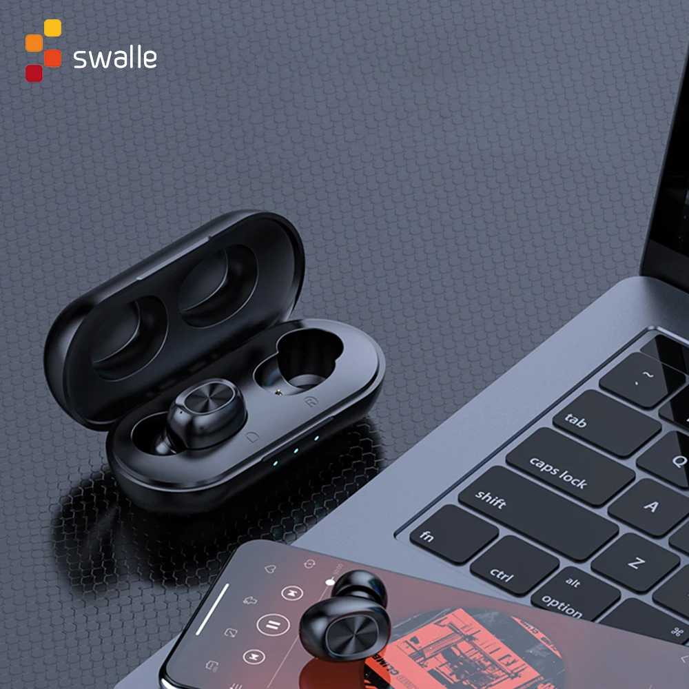 TWS Bluetooth Earphone Streo Wireless Earbuds with Wireless Charging Case 3D Stereo Sound IPX5 Waterproof With Charging Box
TWS Bluetooth Earphone Streo Wireless Earbuds with Wireless Charging Case 3D Stereo Sound IPX5 Waterproof With Charging Box